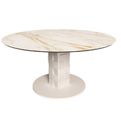 Round porcelain stoneware table