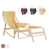 Toro Lounge Chair + Toro Ottoman