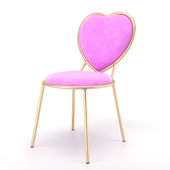 Luxurious Heart Love Chair