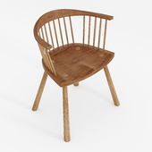 Lowback stick chair by Bern Chandley