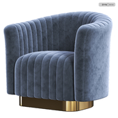 Swivel armchair garda