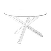 JYSK dining table AGERBY