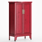 Chinese traditional red cabinet