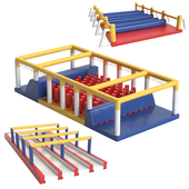 Large obstacle course Miss Muddy (set 2)