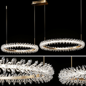 Crystal Ring Luxury Combination Led Chandelier Thera Line