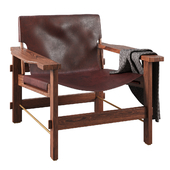 Lemieux et Cie Archie Leather Sling Chair