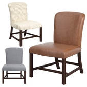 Rose tarlow chippendale armless chair