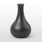 Black-Orange Vase