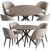 Dining set Ralf table Cliff chair