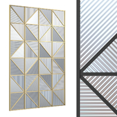 Decorative partition 011. (3 sizes, 3 materials)