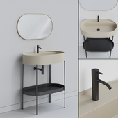 CONSOLLE  Oval washbasin