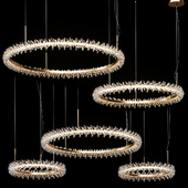 Collection Crystal ring luxury LED chandelier THERA SML XL
