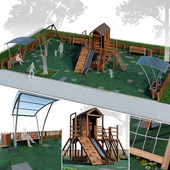 Children playground "Forest House". Playground