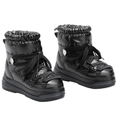 Moncler lace up ugg boots