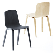 Wooden chair Aavo by Arper