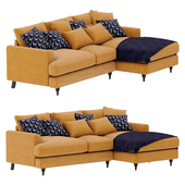 Joules dfs large sofa velvet