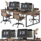 Office Furniture - employee Set 19