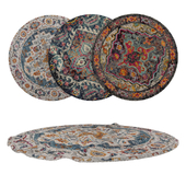 Round Carpets Set 204