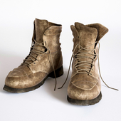 Worn boots