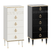 Chest of drawers Rimini Solo narrow with bar