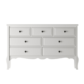 Chest of drawers low with 7 drawers Lison