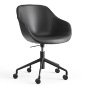 Chair HAY AAC-153  Black Leather