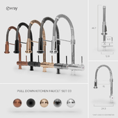 Pull-Down Kitchen Faucet Set 03