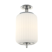 Eden Semi-Flush Mount in Polished Nickel with