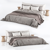 Zara Home Linen Bedding on Cozy Bed