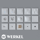 ОМ Sockets and switches Werkel Hammer series (white)