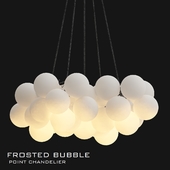 Frosted bubble chandelier