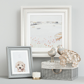 Decorative Set with Frame Picture