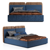 Modern blue bed