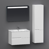 Bathroom furniture with sink Gala Klea set.1