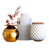 Crate & Barrel Sundown Vases
