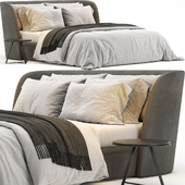 Rolf Benz 1400 Tondo Fabric Bed