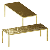 Turning Into Gold Dining Table Rooms Alchemy Collection