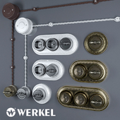 Metal frames, sockets and switches Werkel Retro