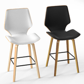 Justin Leatherette bar stool and counter stool