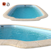 3D Composite pool Basin Atlantic Premium