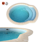 3d model of composite pool Nice