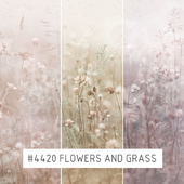 Creativille | Wallpapers | 4420 Flowers and Grass