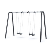 Swing frame anthracite 2.5m and baby seat