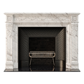 Marble French Fireplace Mantel