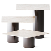 Square Side Tables Petra by Arketipo