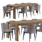 LEKK table with LUM Dining Chair