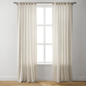 European Flax Linen Curtain - West Elm