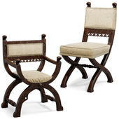 Pair of 19th Century Gothic Chairs