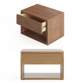 Cube - Low Bedside Drawer Table