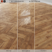 Floor laminate 250 Rustic Oak Brown medium